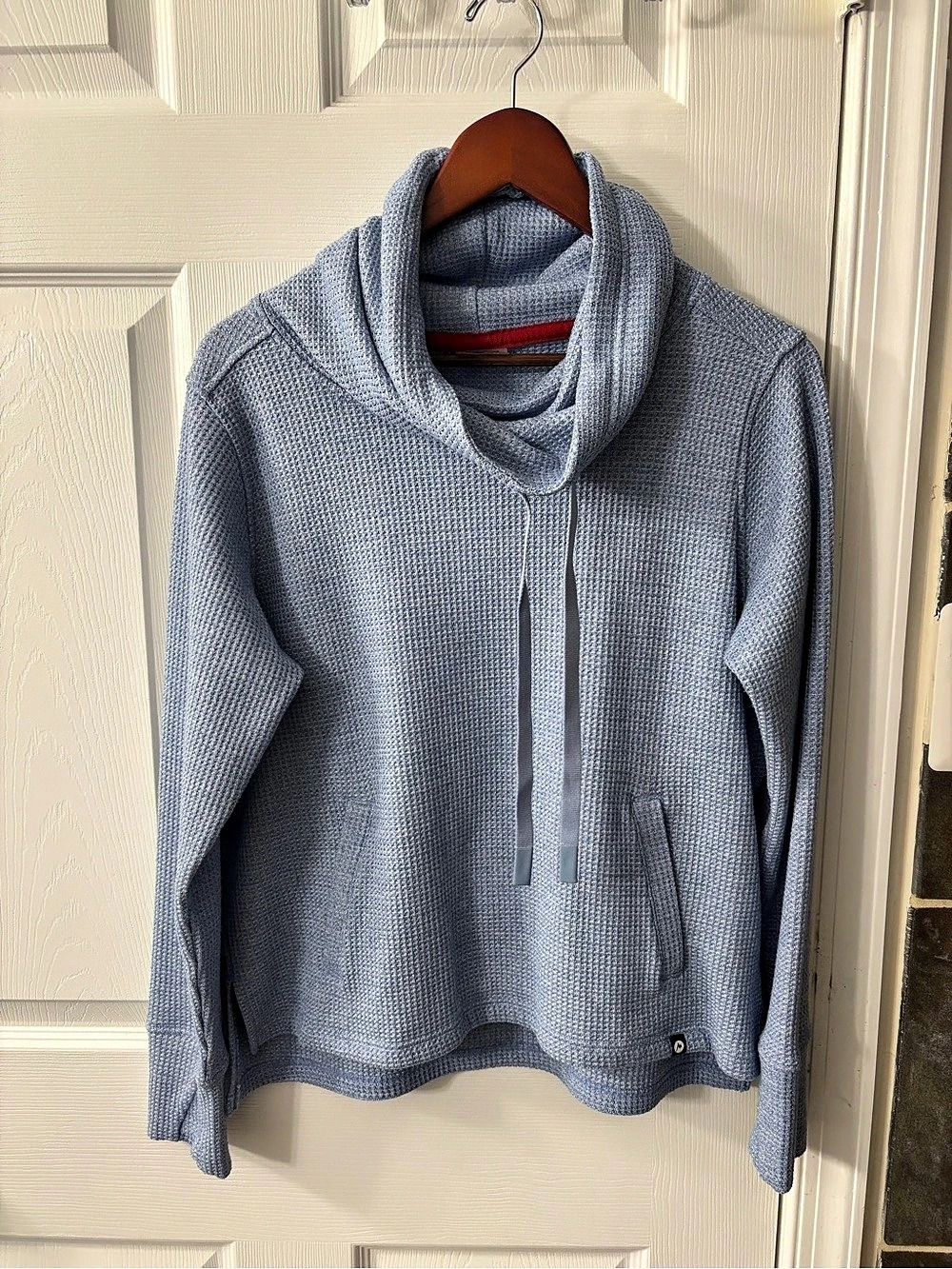 Marmot Annie Cowl Neck Hoodie in Blue Size Medium Like New